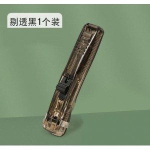 推夹器补充夹透明订书夹无痕固定文件试卷纸张小夹子办公收纳夹子