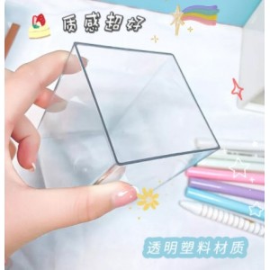 ins风笔架 少女心可爱收纳笔桶 创意透明笔筒简约桌面学生文具