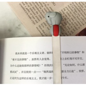 创意软胶3d立体书签趣味学生文具开学礼物看书标签